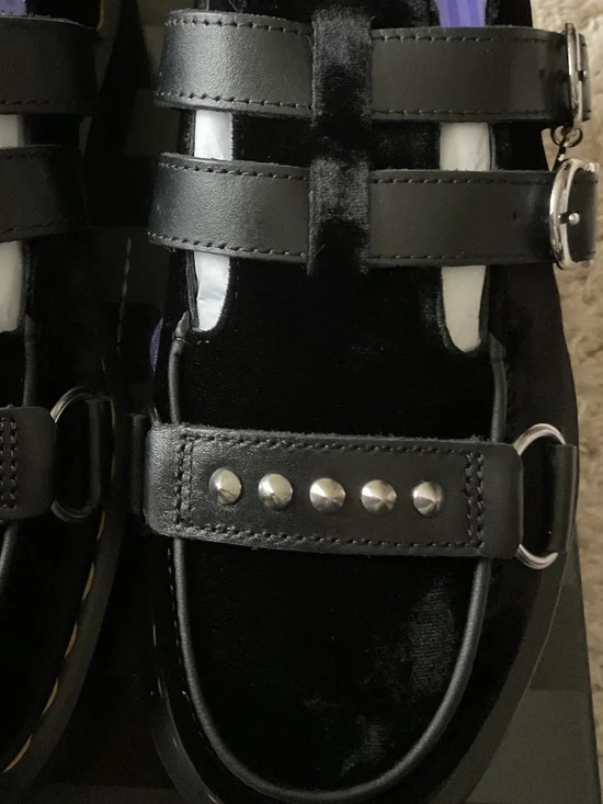 💐NWT💐 Dr Martens LIMITED EDITION RAMSEY WEDNESDAY PLATFORM CREEPERS - size 8 - Picture 9 of 14